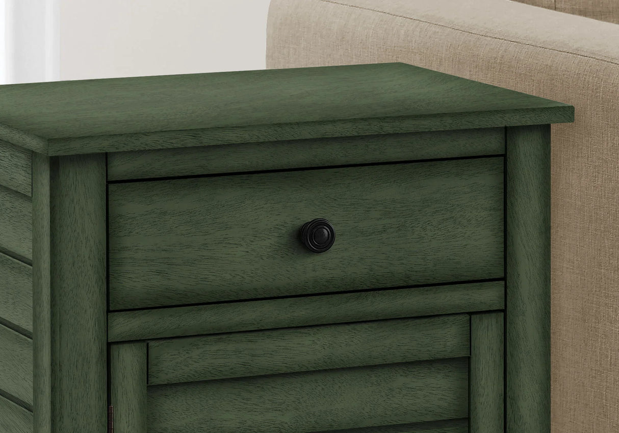 Accent Nightstand, Storage Drawer, Transitional - Furniture Home Direct