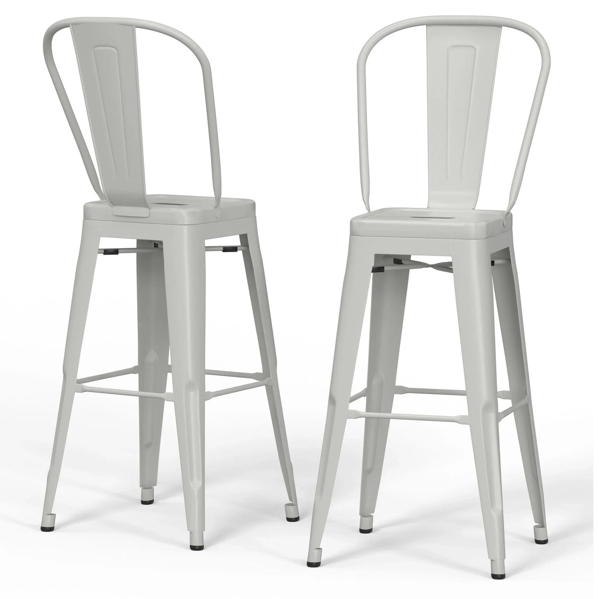Fletcher - Handcrafted Metal Stool (Set of 2) - Furniture Home Direct