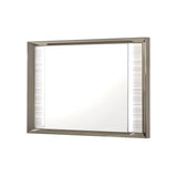 Star - Mirror With Built In LED And Frame - White - Furniture Home Direct