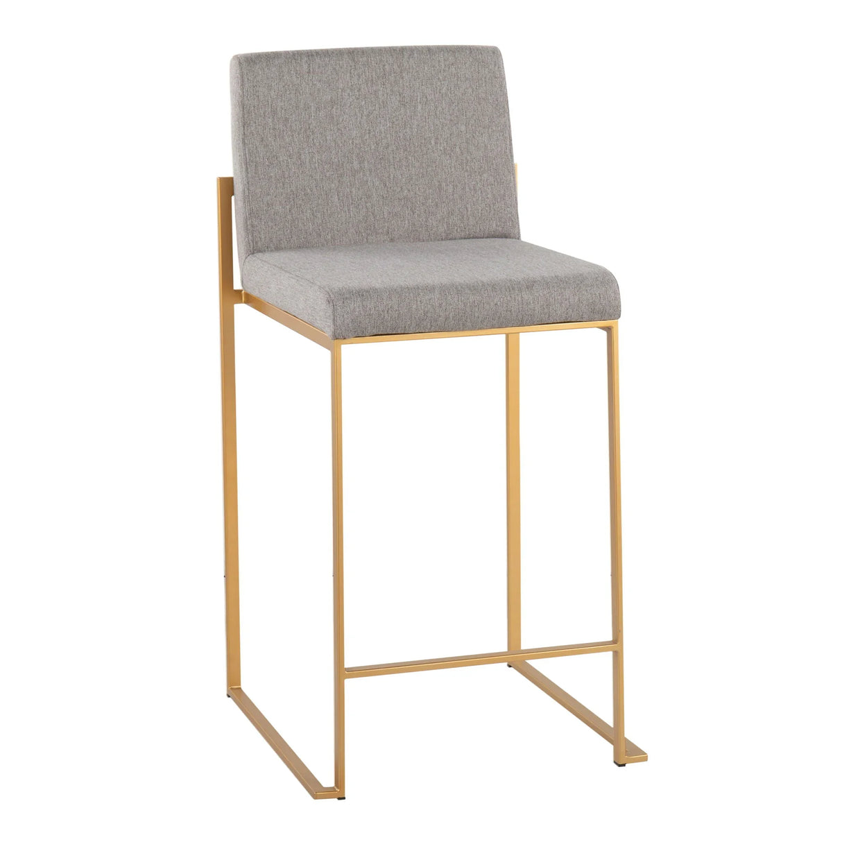 Fuji - Contemporary High Back Stylish Counter Stool - Furniture Home Direct