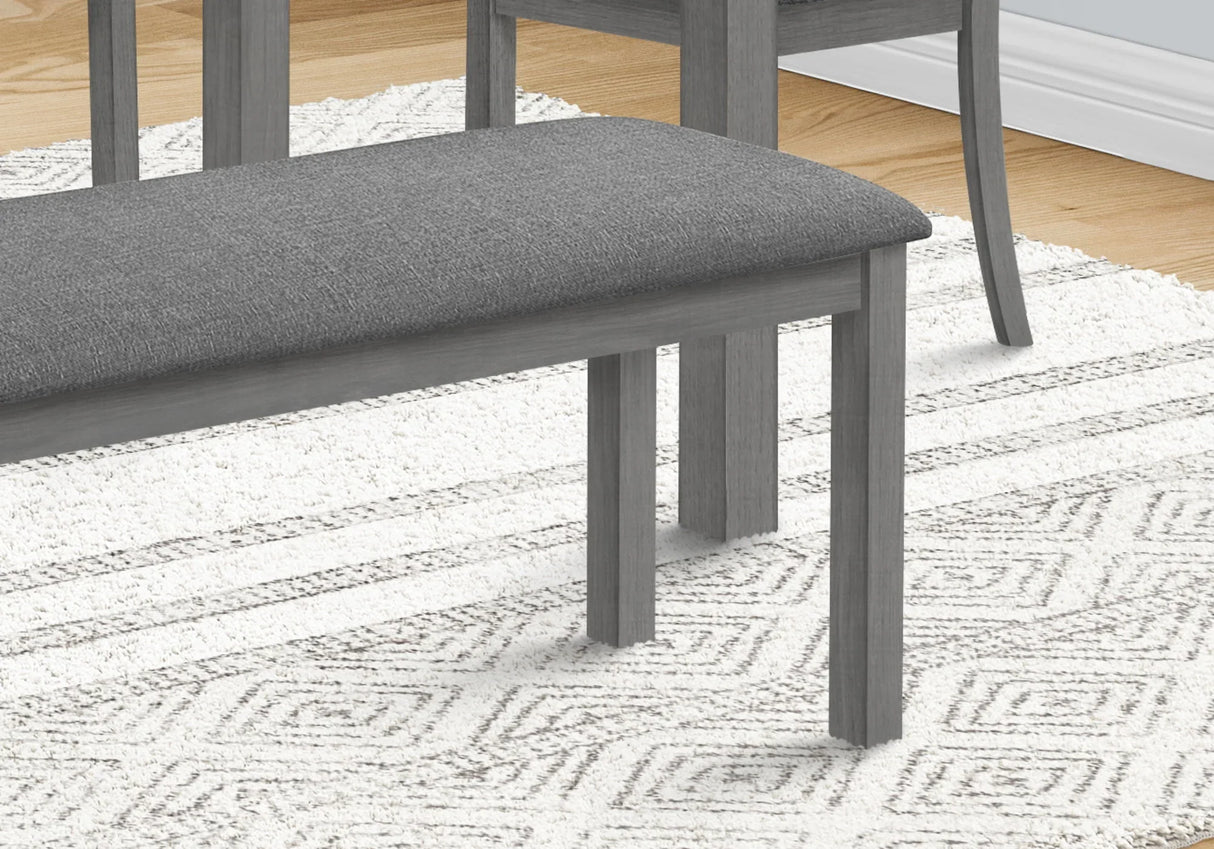 Bench, Rectangular, Upholstered, Dining Room, Entryway, Transitional - Furniture Home Direct
