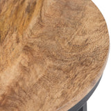 Jenna - Handcrafted Round Side Table - Furniture Home Direct
