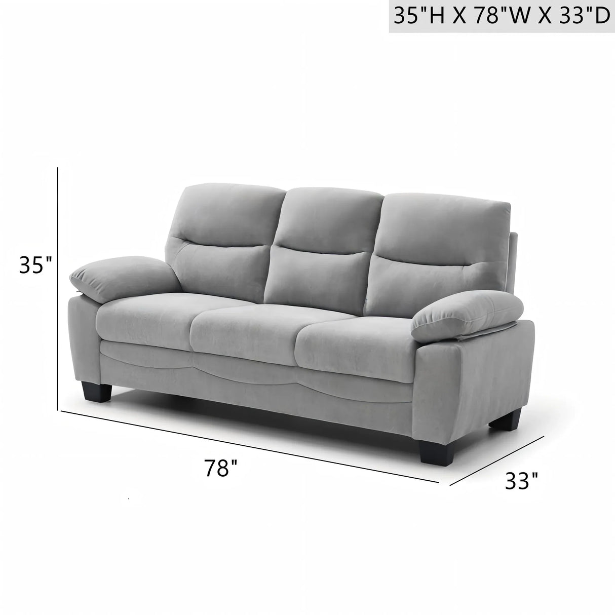 Summerton - Sofa With Pillow Top Arms - Furniture Home Direct