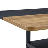 Dining Set With 8 Upholstered Chairs And Wood Table Gray - Furniture Home Direct
