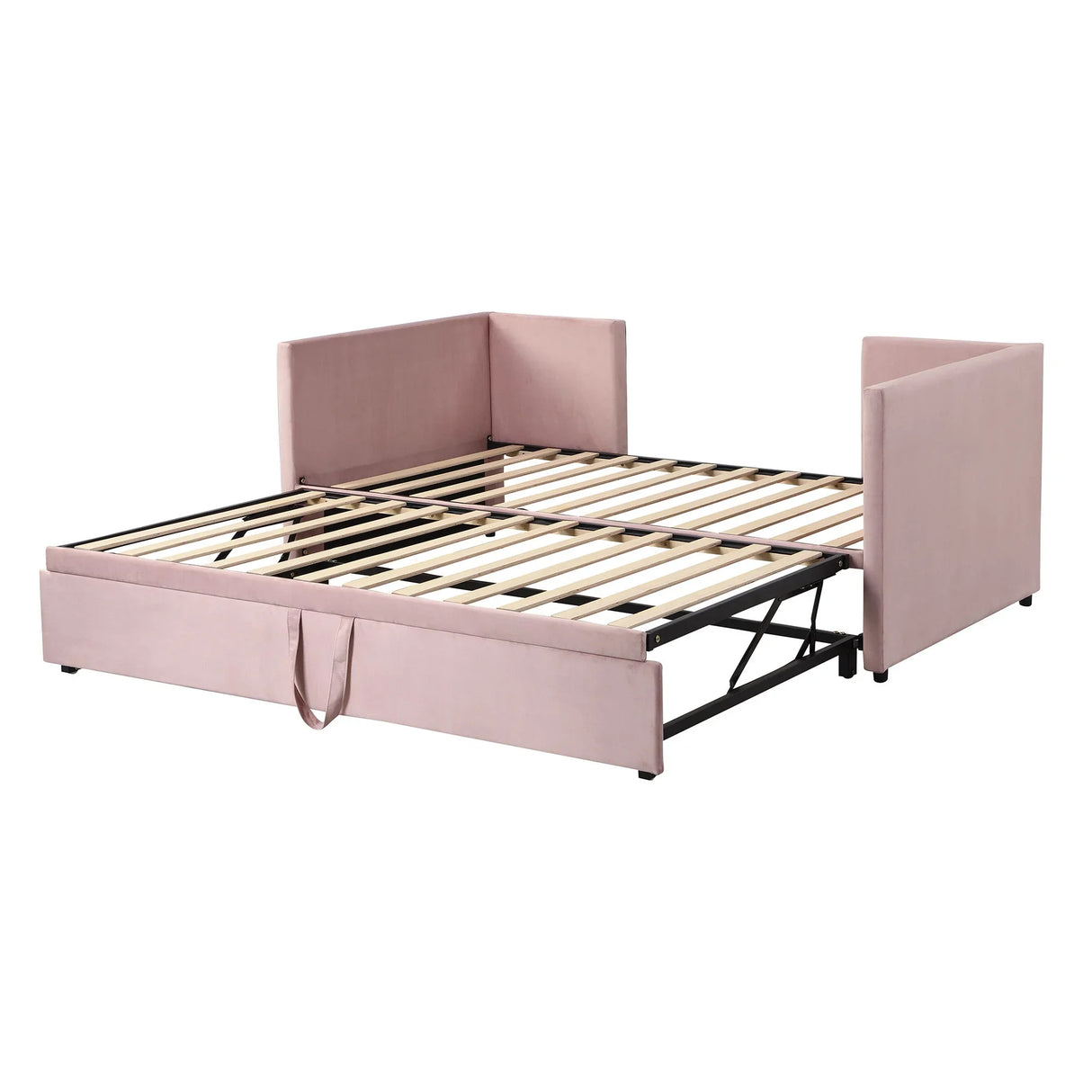 Twin Size Upholstered Daybed With Pop Up Trundle - Furniture Home Direct