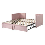 Twin Size Upholstered Daybed With Pop Up Trundle - Furniture Home Direct