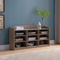 Entryway Shoe Storage Bench, Nine Storage Shelves, Entryway Organizer - Furniture Home Direct