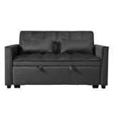 3 In 1 Pull Out Couch Convertible Sofa Bed With Reclining Backrest - Furniture Home Direct