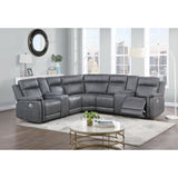 Eco - Sectional - Greige - Furniture Home Direct