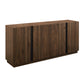 Mid-Century Modern 3 Drawer Low TV Stand For TVs Up To 80" - Furniture Home Direct