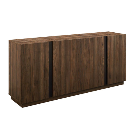 Mid-Century Modern 3 Drawer Low TV Stand For TVs Up To 80" - Furniture Home Direct