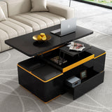 Multi Functional Adjustable Coffee Table With 4 Storage Stools - Furniture Home Direct