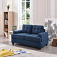 Stylish Transitional Loveseat For Two - Furniture Home Direct