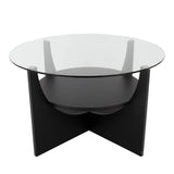 U - Shaped Contemporary Coffee Table - Furniture Home Direct
