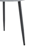 Dining Set Glass Table With 10 Chairs Finish Light Gray - Furniture Home Direct