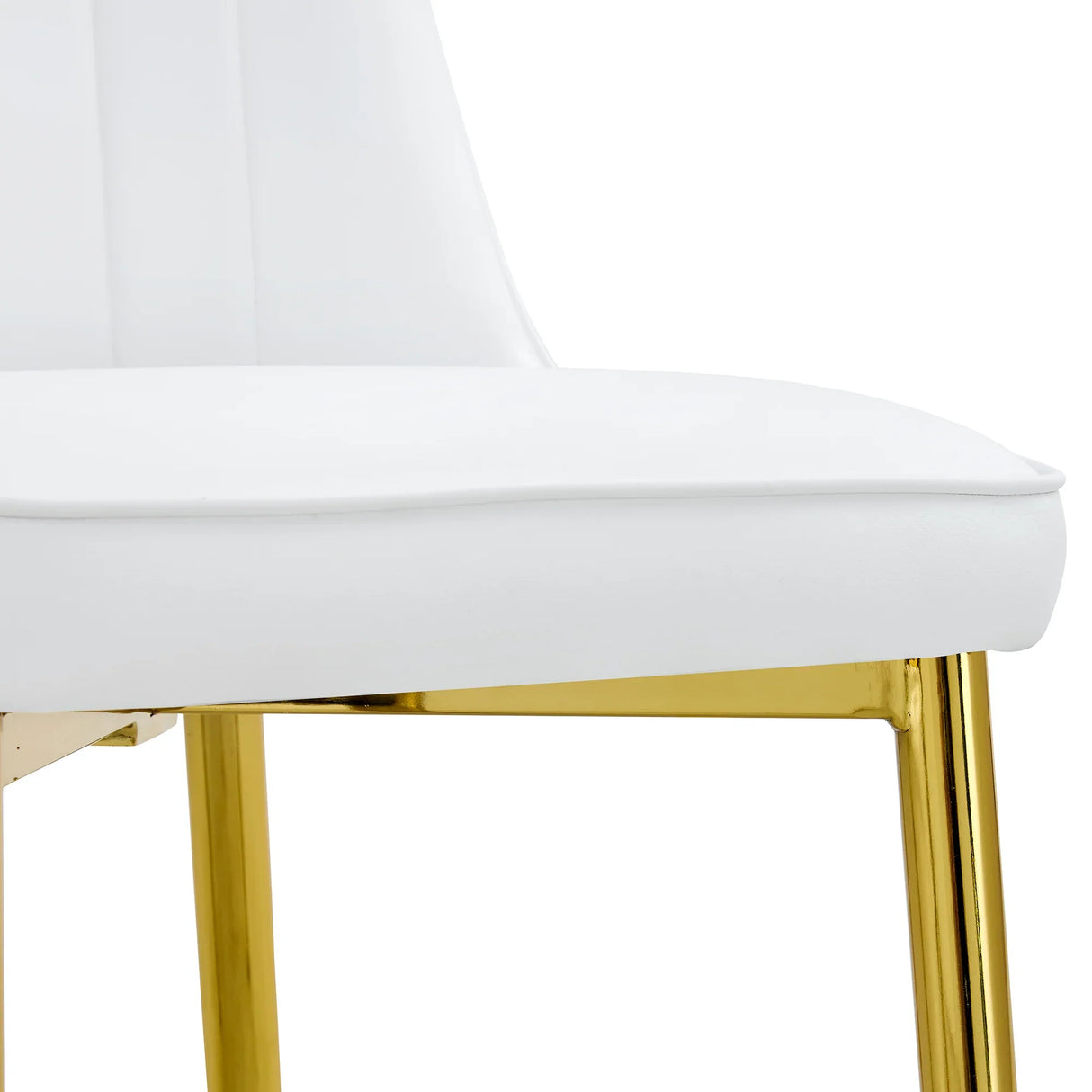 4 Modern Dining Chairs - White - Furniture Home Direct
