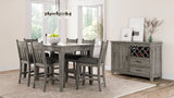 Rustic Counter Stool (Set of 2) - Gray - Furniture Home Direct