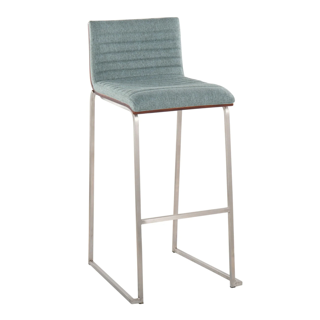 Mason Mara - Contemporary Fixed Height Barstool (Set of 2) - Furniture Home Direct