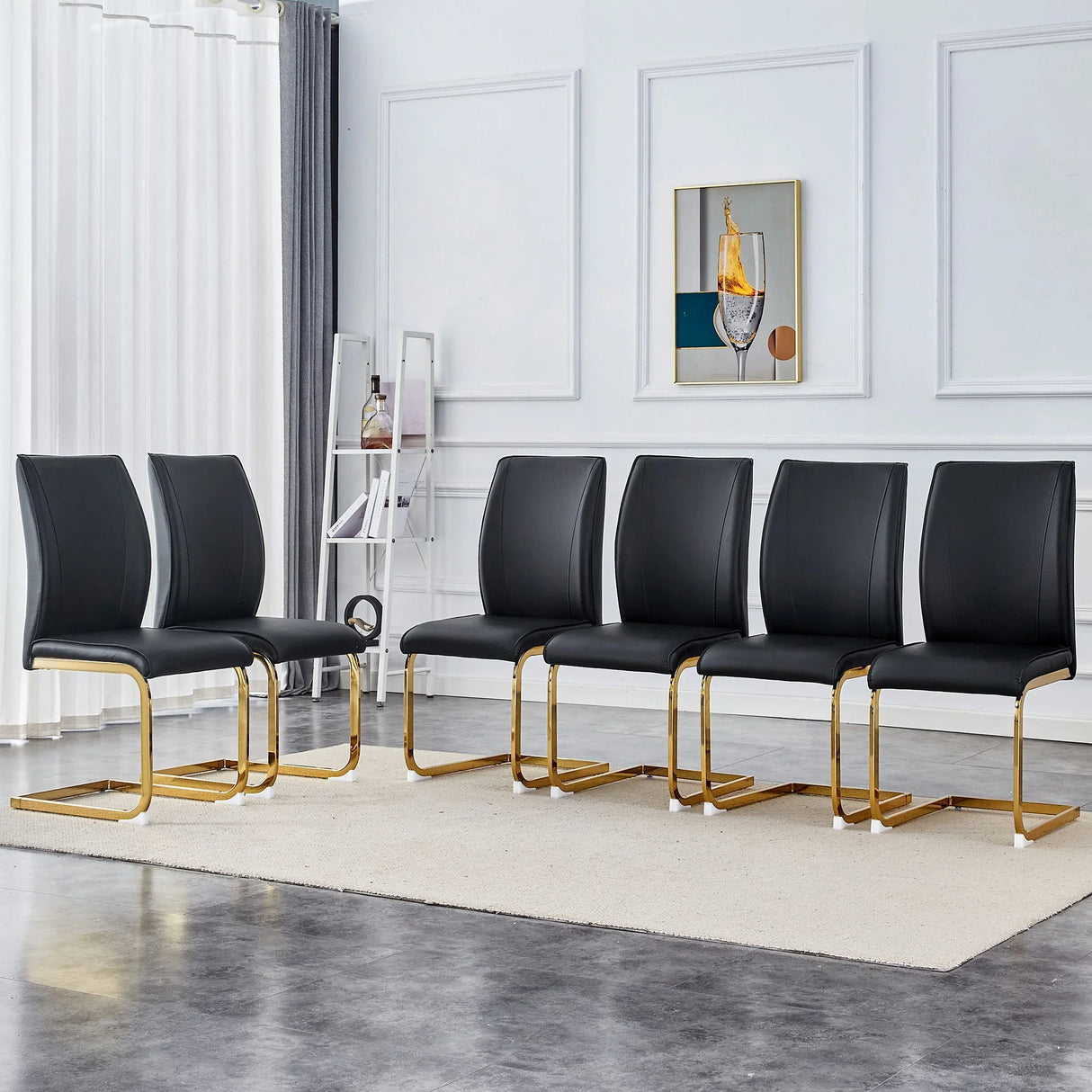 Luxury Simple Arch Chair With Arched Leg - Furniture Home Direct