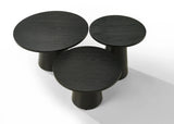 Jasper - 3 Piece Accent Table Set (Set of 3) - Ebony Black - Furniture Home Direct