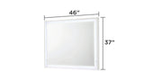 Bedroom Set Queen Bed Dresser Mirror Nightstand White - Furniture Home Direct