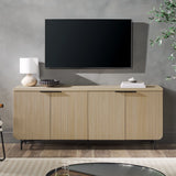 Modern Fluted Door Minimalist Storage Sideboard - Furniture Home Direct