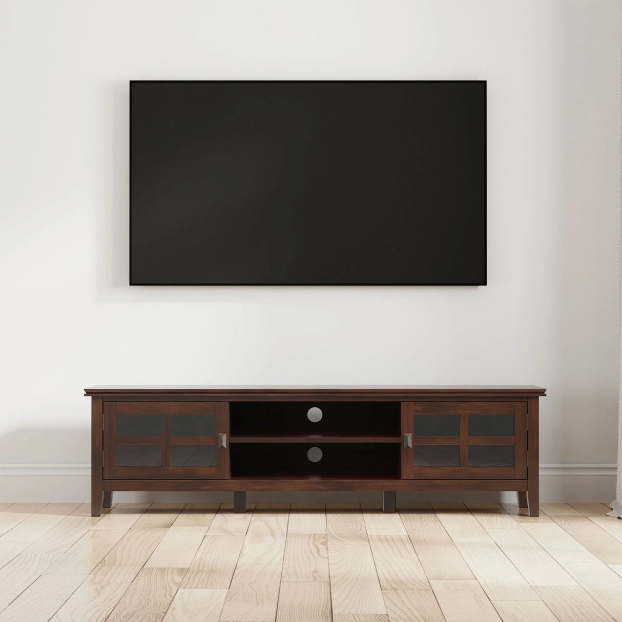 Artisan - Low TV Media Stand - Brown - Furniture Home Direct