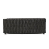 Santa Cruz - 8 Piece Outdoor Sectional Set - Dark Brown
