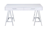 Coleen - High Gloss Writing Desk With USB - Furniture Home Direct