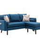 Mia - Sectional Sofa Chaise With USB Charger And Pillows - Furniture Home Direct