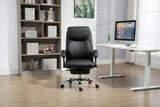 Big And Tall Office Chair, High Back Ergonomic Office Chair With Footrest, Executive Office Chair For Back Pain Relief - Black - Furniture Home Direct