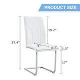 Modern Dining Chairs With High Backrest And Sturdy Legs - Furniture Home Direct