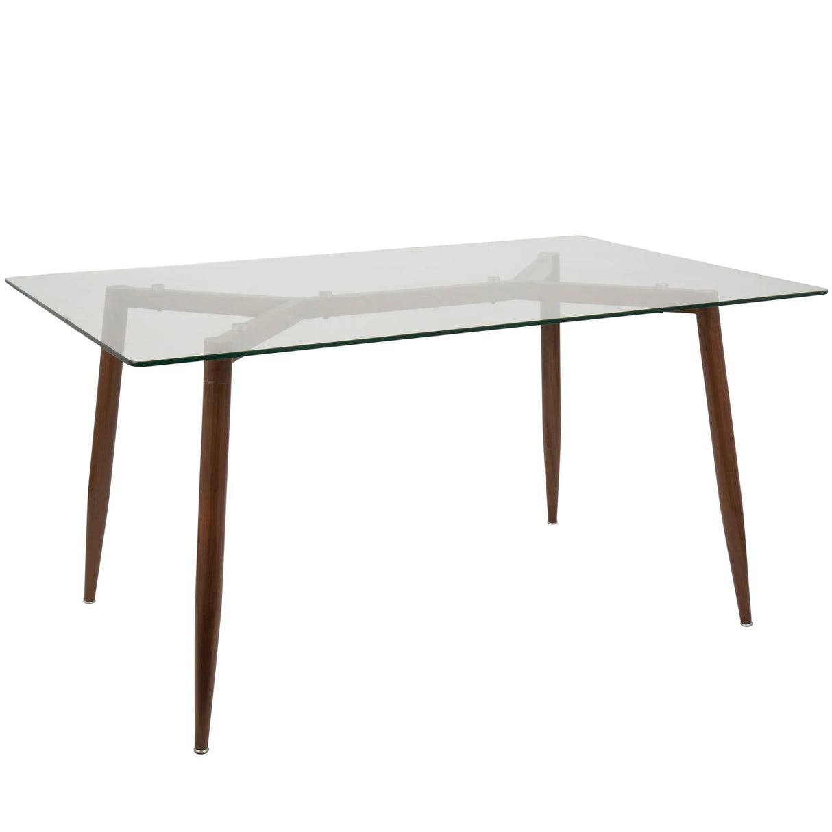 Clara Pebble - 5 Piece Mid-Century Modern Dining Set - Furniture Home Direct