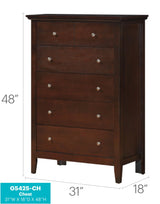 Chic Storage Chest - Cappuccino - Furniture Home Direct