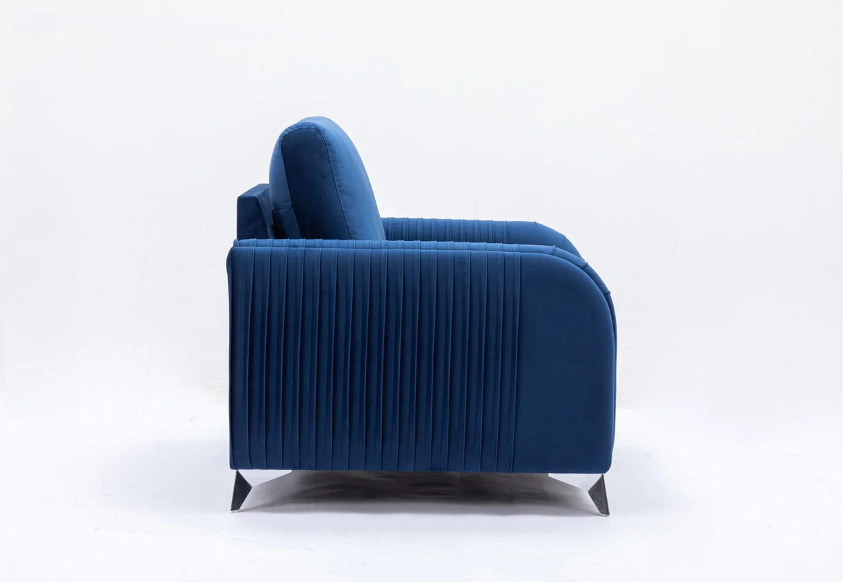Wenona - Velvet Loveseat - Furniture Home Direct
