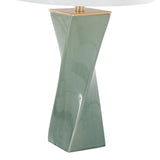 Curvo - Square Contemporary Table Lamp - Furniture Home Direct