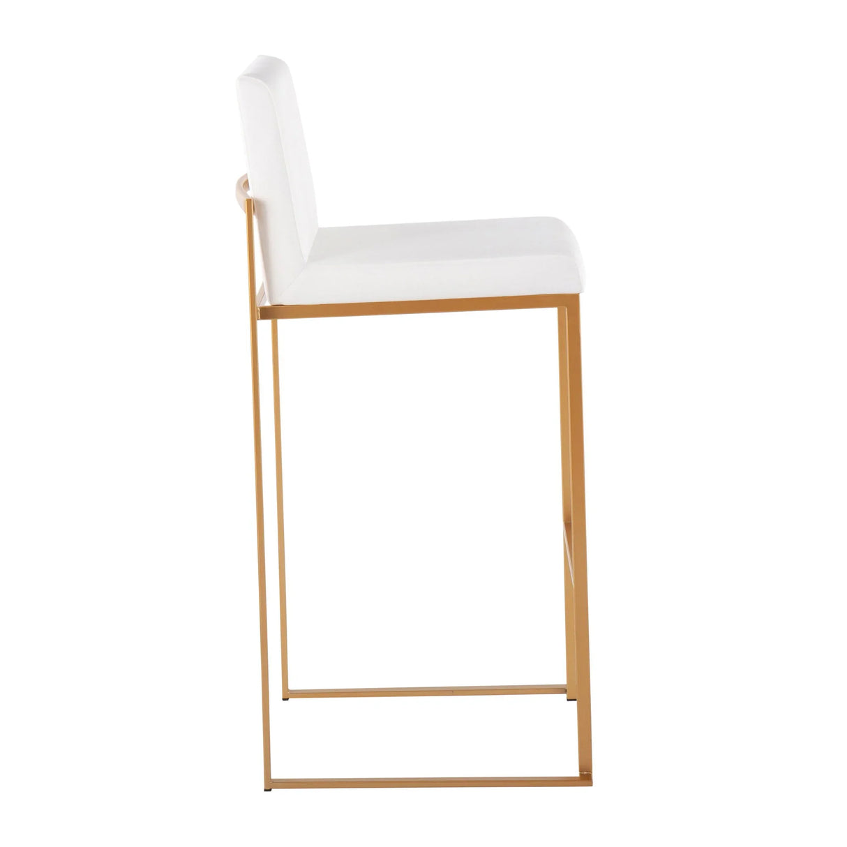 Fuji - Contemporary Design High Back Barstool (Set of 2) - Furniture Home Direct