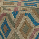 Johanna - Handcrafted Square Pouf - Furniture Home Direct