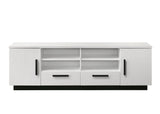 Matilda - TV Stand With Drawers - White Finish - Furniture Home Direct