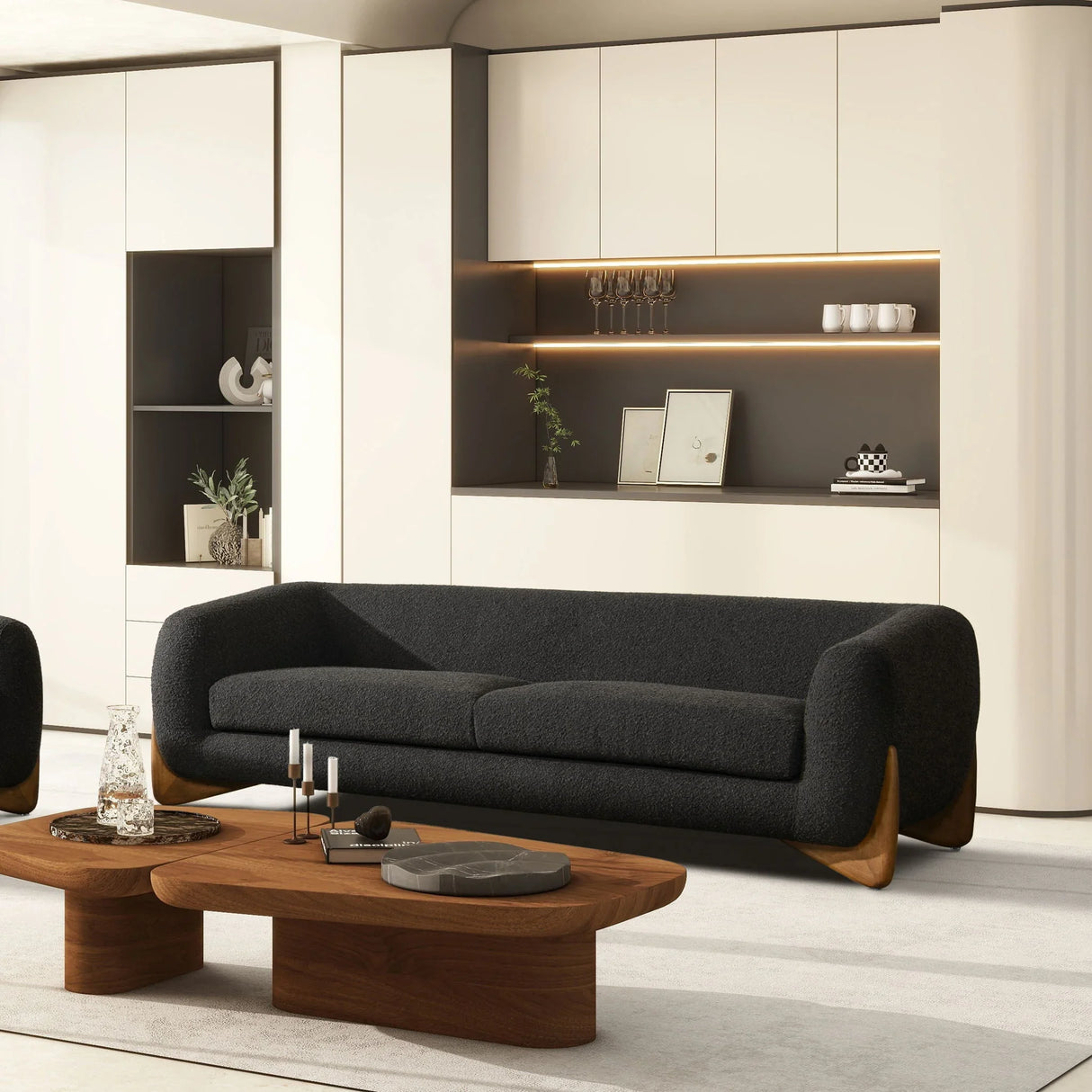 Alpine - Luxurious Upholstery Sherpa Sofa - Furniture Home Direct