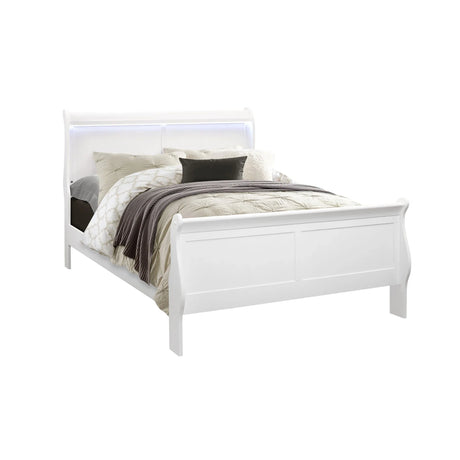 Charlston - 5 Piece Bedroom Set With LED Headboard - Furniture Home Direct