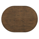 Dining Set Round Table With Four Upholstered Chairs Walnut - Furniture Home Direct
