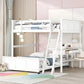 Full Over Full Bunk Bed With Desk - Furniture Home Direct