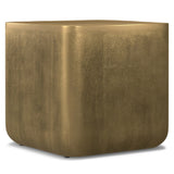 Bassett - Cast Aluminum Side Table - Brown - Furniture Home Direct