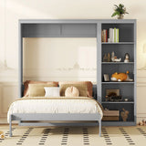Murphy Wall Bed With Shelves - Furniture Home Direct