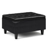 Harrison - Upholstered Coffee Table Storage Ottoman - Furniture Home Direct
