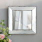 Distressed Accent Mirror, Traditional Style Framed Wall Mirror For Living Room - Furniture Home Direct