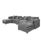 U Shaped Sectional Cloud Couch For Living Room - Furniture Home Direct