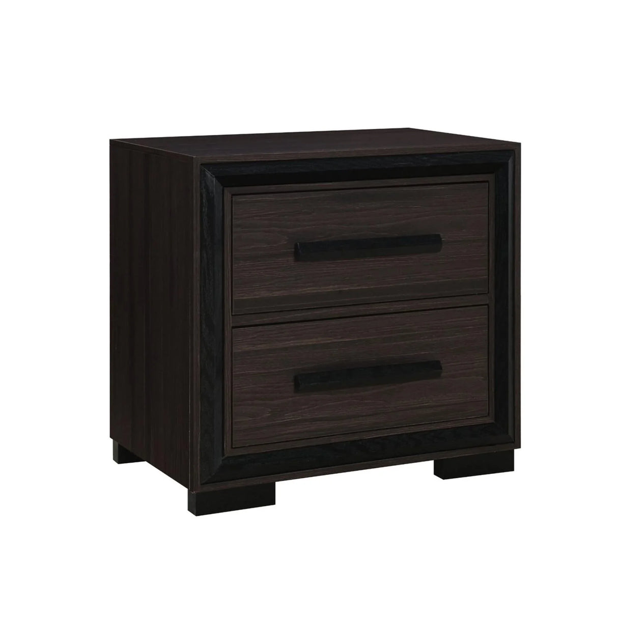 5 Piece Bedroom Set Modern Elegant Solid Wood Brown - Furniture Home Direct