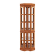 Corner Curio Cabinet With 5 Shelves And Lighting System (E26 Light Bulb Not Included) - Furniture Home Direct